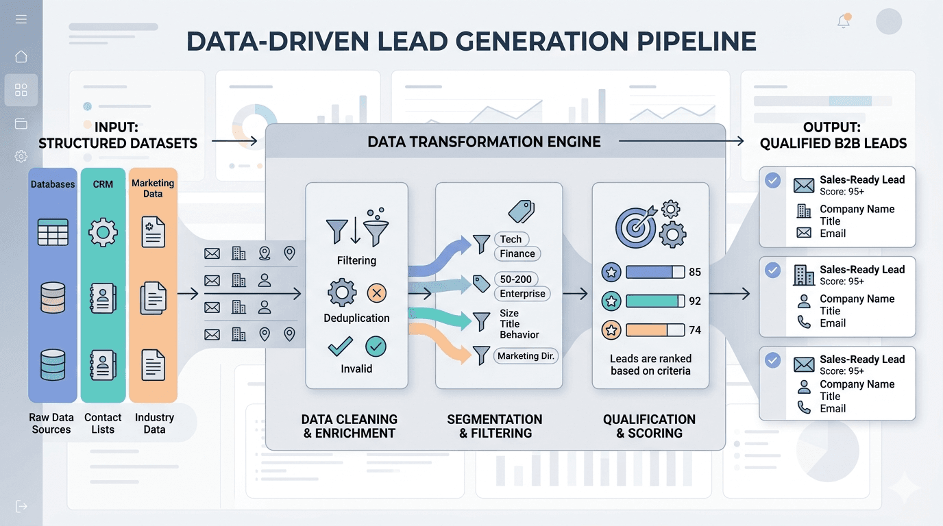 Manual Data-Driven Lead Generation Strategies for Cold Leads